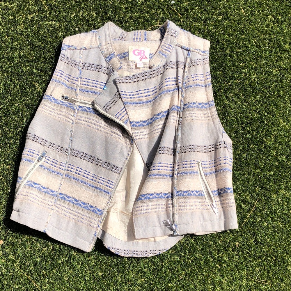 Girls' Bedazzled Vest